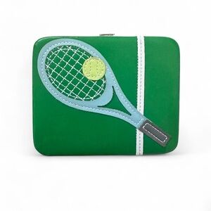 Green Tennis Racket wallet — vintage y2k — nwt